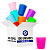 Kit 100 Copos Eco Liso 250ml - Cores Sortidas - Imagem 1