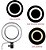 Ring light de mesa 6' 16cm suporte fixo de celular - Imagem 3