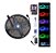 Fita de led rgb com controle 5mts com fonte e controle - Imagem 2