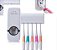 Suporte de escova  e creme dental multi-function automatico com led esterilazor - Imagem 4