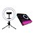 Ring light de mesa 8" 20cm suporte movel de celular - Imagem 1