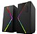 Caixa de som multimidia rgb usb mp3 pc mac kapbom ka-1015 - Imagem 1