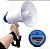 Megafone portatil com sirene musical recarregavel - Imagem 1