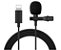 Microfone de lapela com entrada lightning ios para iphone lt-mi003 - Imagem 1