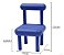 Suporte de celular de mesa formato cadeira cores variados - Imagem 2
