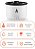 Umidificador aromatizador difusor ultrasonic led 300ml h'maston jsq01 - Imagem 2