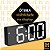 Relogio de mesa e alarme de mesa led gaosilio ds-3699l preto - Imagem 3