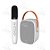 Caixa de som com microfone karaoke recarregavel kapbom ka-8787 rosa - Imagem 3