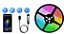 Fita de led rgb usb com controle 30 led 3mts luckfoyu tb-5048 - Imagem 1