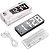 Relogio de mesa digital led sz-810 branco - Imagem 2