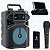 Caixa de som bluetooth/tf/fm radio/usb/aux recarregavel  6.5'' kts-909a - Imagem 3