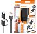 Caregador de celular turbo 30w 3.1a 2 em 1 tipoc/v8 le-297cv - Imagem 1