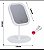 Espelho com led de mesa smart mirror touch qs-001 rosa - Imagem 3