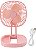 Ventilador de mesa com led recarregavel mini fan yl-56 - Imagem 1