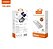 Bateria carregador portatil power bank 20000mah 4 cabos kaidi kd-955 - Imagem 2