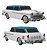 Caixa de som bluetooth/tf/usb/fm radio recarregavelcarro cadilac ws-1955 - Imagem 1