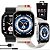 Relogio smartwacht digital haylou rs5 dual core 2 pulseiras preto - Imagem 1
