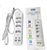 Extensao de energia 3 tomadas com 2 portas usb + 2 portas tipo c knup bx2203 - Imagem 1