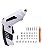 Mini parafusadeira eletrica com luz led 47pcs luatek lwj-212 - Imagem 2