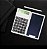 Calculadora e bloco lousa de anotacoes digital lutek kl-1603 branca - Imagem 1
