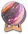 Luminaria pintada lua 7 cores 15 cm lehmox ley-2143 - Imagem 2