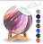 Luminaria pintada lua 7 cores 15 cm lehmox ley-2143 - Imagem 1