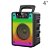Caixa de som bluetooth/fm/tf/radio/usb/mic/aux recarregavel grecitnice gts-1868 - Imagem 2