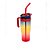 Copo garrafa 1200ml colorful cup beauty - Imagem 1
