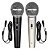 Kit de 2 microfones dinamicos com fio tomate mt-1028 - Imagem 2