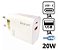 Carregador somente  fonte 20w 2 em 1usbxusb-c peining - Imagem 2