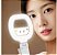 Ring light clip portatil fixacao no celular recarregavel tomate mlg-163 - Imagem 1