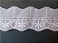 BA028 - 3,50cm x 10,00m | Bordado Inglês 100% Algodão Branco - Imagem 3