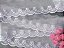 BO02 - 5,00cm x 13,70m | Renda Organza Bordado 100% Poliéster Branco - Imagem 3