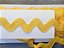 334/03 - Sianinha 9mm x 10m | Amarelo Ouro 8 - 100% viscose - Imagem 1
