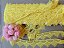 GP036 - 3,00cm x 13,70m | Renda Guipure 100% Poliéster Amarelo Ouro - Imagem 5