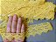 GP036 - 3,00cm x 13,70m | Renda Guipure 100% Poliéster Amarelo Ouro - Imagem 3