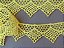 GP036 - 3,00cm x 13,70m | Renda Guipure 100% Poliéster Amarelo Ouro - Imagem 4