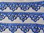 GP043 - 2,40cm x 10,00m | Renda Guipure 100% Poliéster Azul Royal - Imagem 4