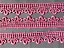 GP002 - 2,80cm x 13,70m | Renda Guipure 100% Poliéster Rosa Chiclete - Imagem 4
