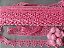 GP002 - 2,80cm x 13,70m | Renda Guipure 100% Poliéster Rosa Chiclete - Imagem 5
