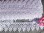 GP050 - 5,50cm x 13,70m | Renda Guipure 100% Poliéster Branco - Imagem 1