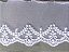 BT013 - 4,50cm x 13,70m | Renda Tule Bordado 100% Poliéster Branco - Imagem 4