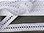 RA005 - 1,80cm x 10,00m | Renda Algodão - Branca - Imagem 1