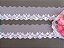 BT012 - 4,50cm x 13,70m | Renda Tule Bordado 100% Poliéster Branco - Imagem 4