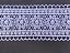 LC419 - 5,50cm x 13,70m | Renda Guipure 100% Poliéster Branco - Imagem 1