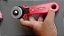 CR001-045- Cortador Circular manual rotativo c/protetor de segurança 45 MM vermelho - Imagem 2
