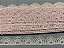 GP056 - 2cm x 10m | Renda Guipure 100% Poliéster rosa bebê - Imagem 2