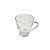 Caneca De Vidro Café Chá Borboleta  Butterfly 3 Peças 280 ML - Imagem 2