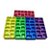 Kit 6 Forma Plástica de Gelo Cubo 12 Cavidades Colors ATACADO - Imagem 2