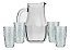 Conjunto de Jarra e  4 Copos em Vidro Windsurf - Imagem 2